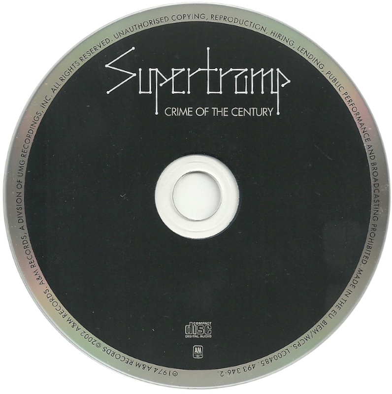 Supertramp  Crime Of The Century : CD